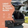 Bombi Bēbee V2 lightweight baby stroller with vegan leather, one-hand fold, infinite recline, aluminum frame, large canopy, and ample storage