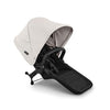 Bugaboo Donkey 6 sibling seat in cocoa brown for side-by-side double stroller conversion, showing the complete second seat.