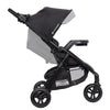 Baby Trend Passport cargo stroller with pink bamboo fabric and EZ-Lift infant car seat, featuring a compact travel system.