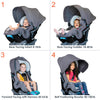 Baby Trend Cover Me 4 In 1 Convertible Car Seat Built In Canopy