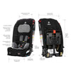 Diono Radian 3R Convertible Car Seat All In One Slim Fit 3 Across