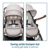 Maxi-Cosi Zelia Luxe 5-in-1 modular travel system with stroller and car seat, designed for versatile family travel.